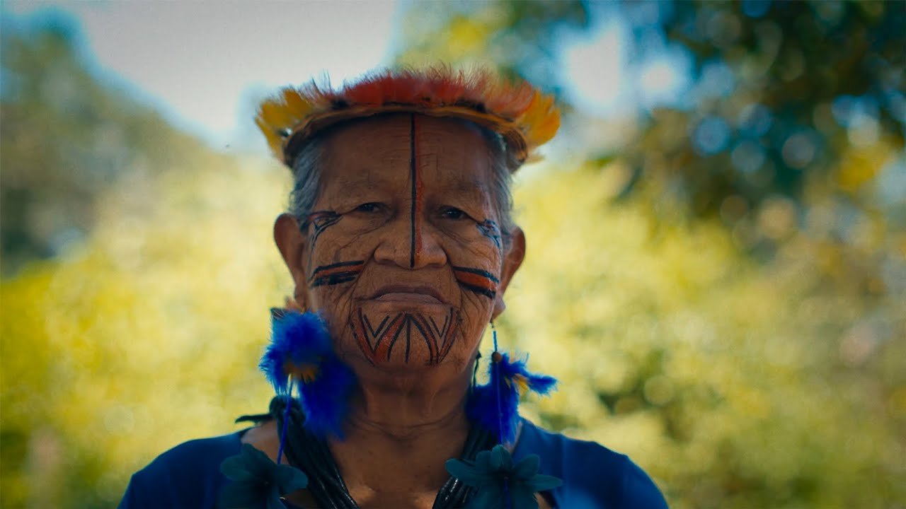Cena do documentário Um olhar sobre aldeia indígena em Vilhena, da Guaporé Films